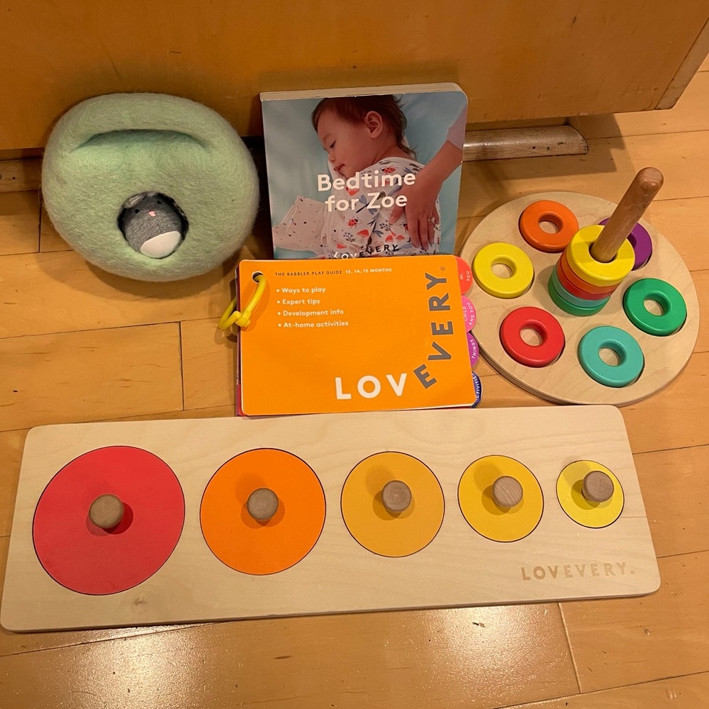 Lovevery Babbler Kit Months 13, 14, 15 (partial kit)